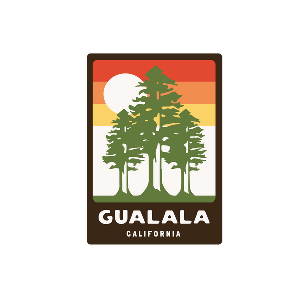 Gualala Sunset Sticker