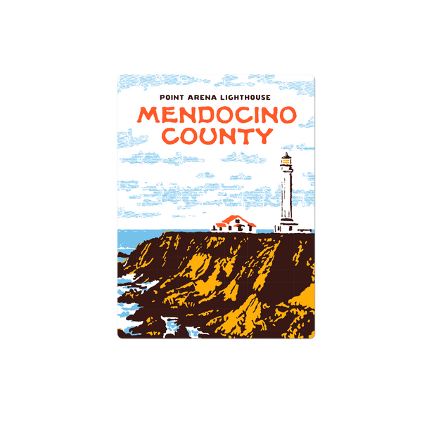 Mendocino Lighthouse Sticker