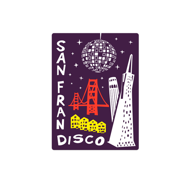 San Fran Disco Sticker