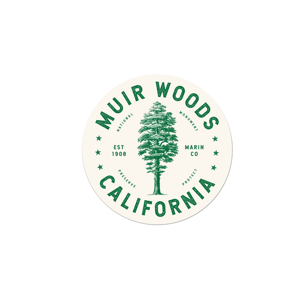 Muir Woods Seal Sticker