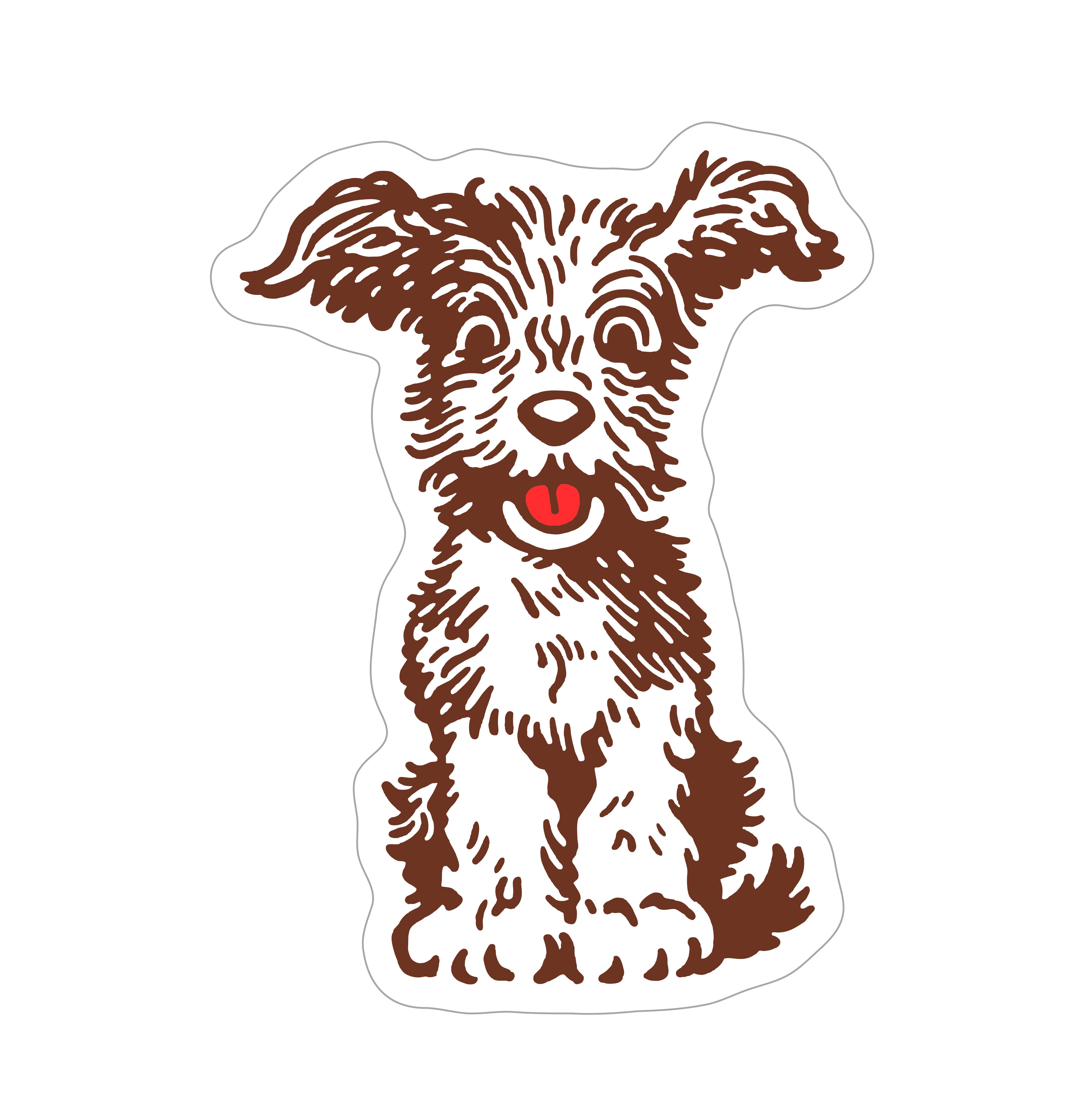 Doggie Sticker – Sweet Bippy Press