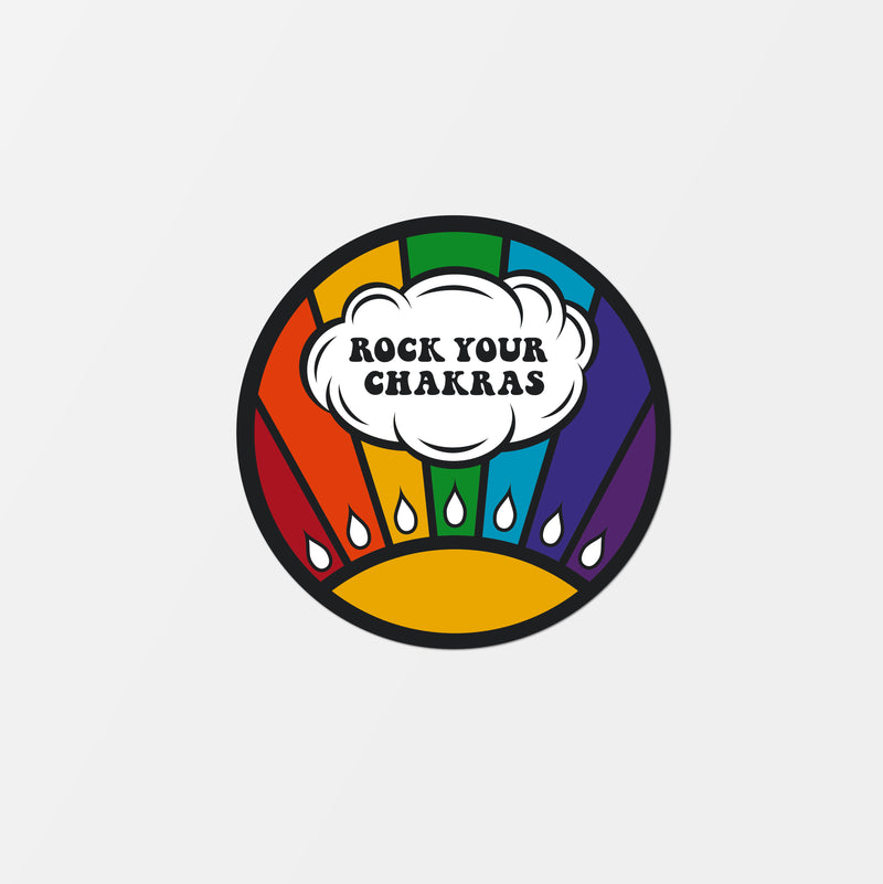 Rock Your Chakras Sticker