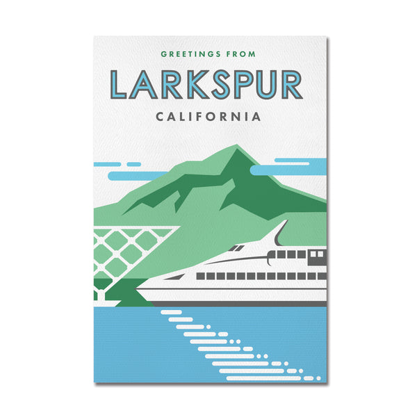 Larkspur Ferry Postcard