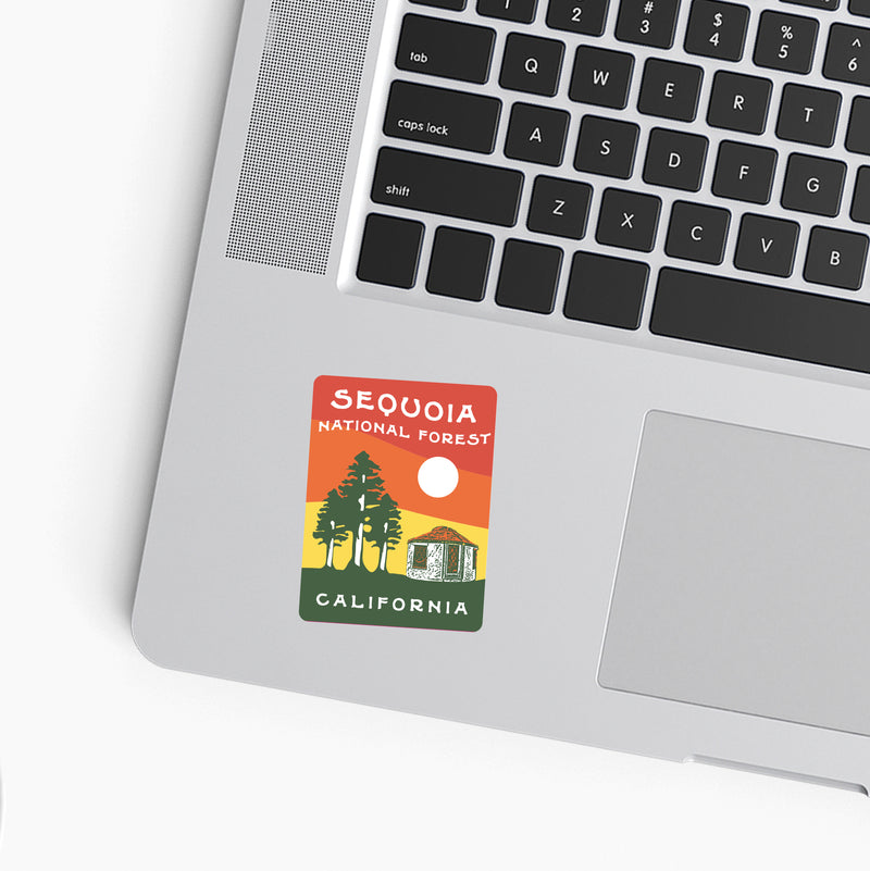 Sequoia Yurt Sticker