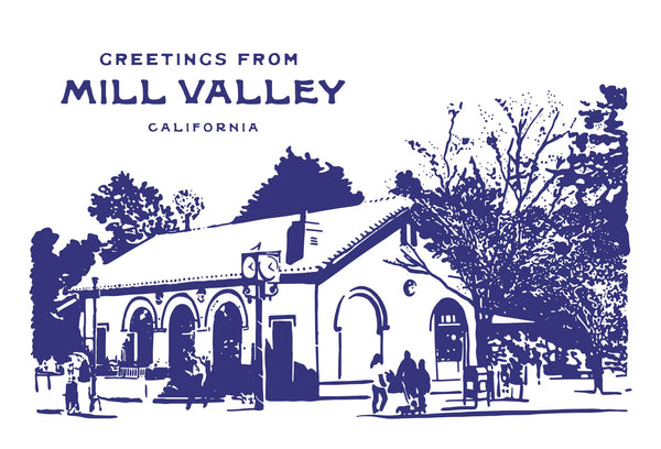 Mill Valley Depot Postcard