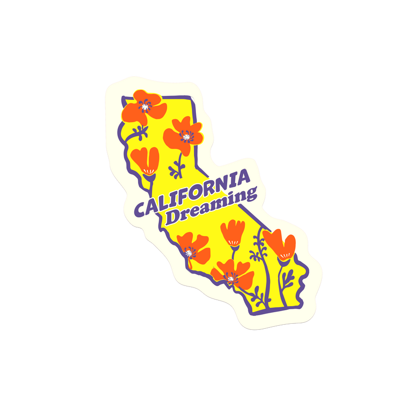 California Dreaming Sticker