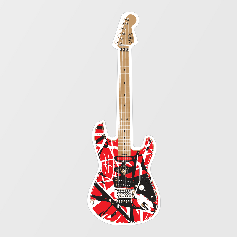 Guitar Sticker Sheet - Van Halen