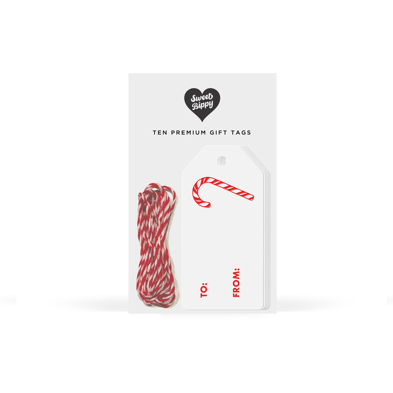 Candy Cane Gift Tag