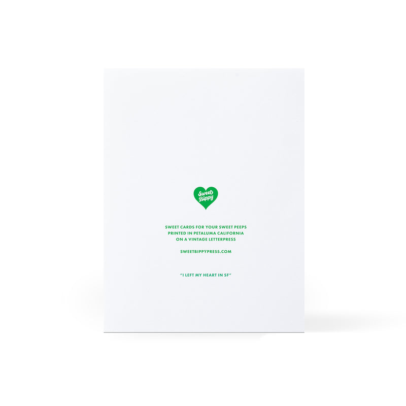 I left my heart in San Francisco Greeting Card