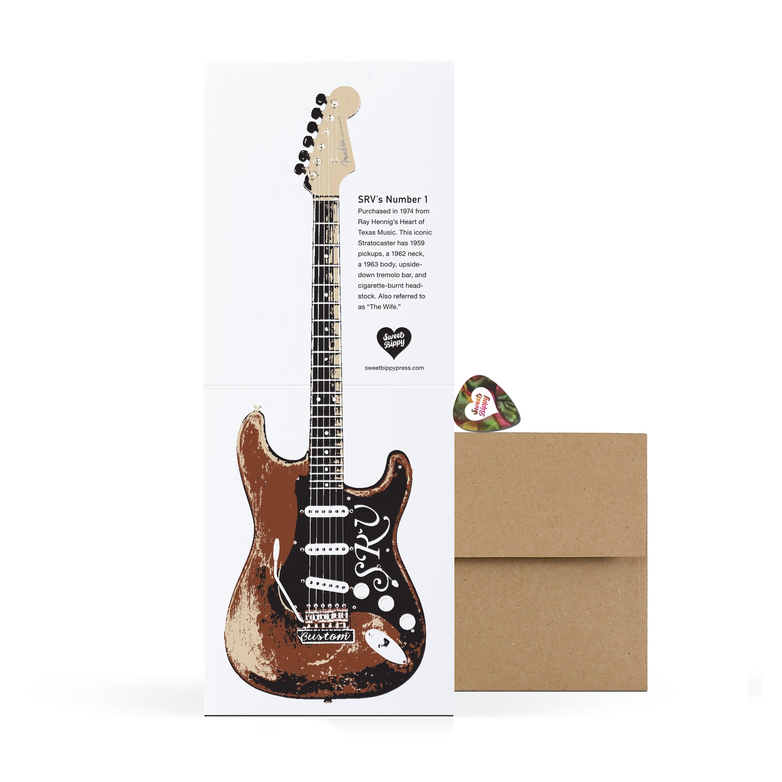 Famous Guitar Series — Stevie Ray Vaughan – Sweet Bippy Press