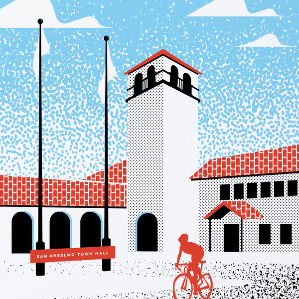 San Anselmo Town Hall Greeting Card