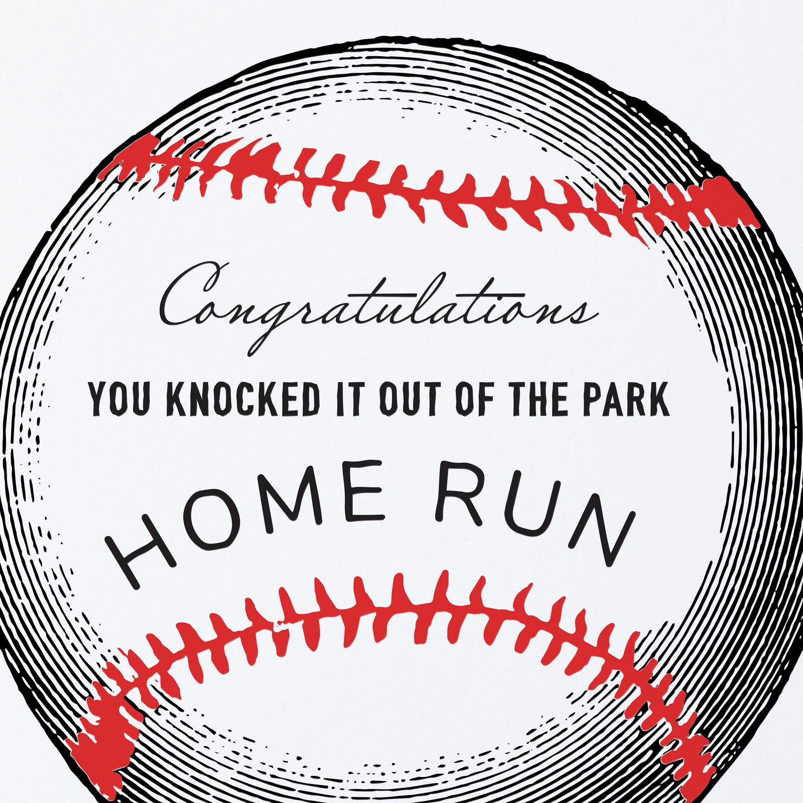 Congratulations Baseball Card – Sweet Bippy Press
