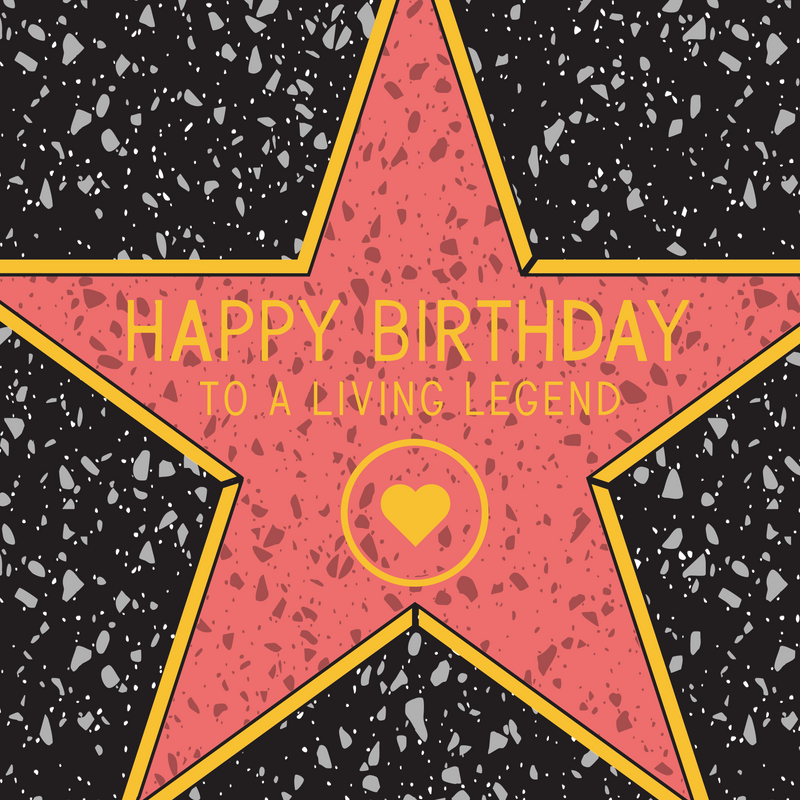 Hollywood Star Birthday