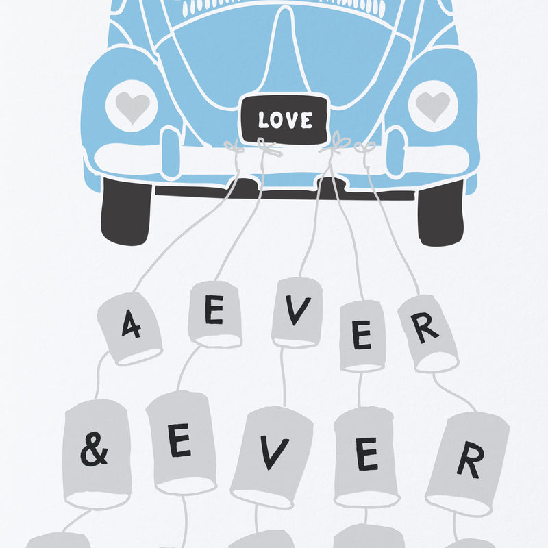 Forever and Ever Wedding Card