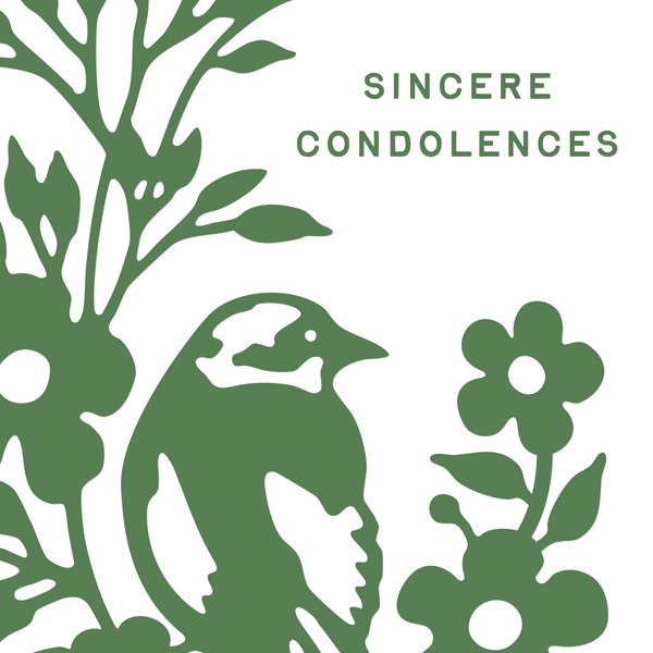 Sincere Condolences