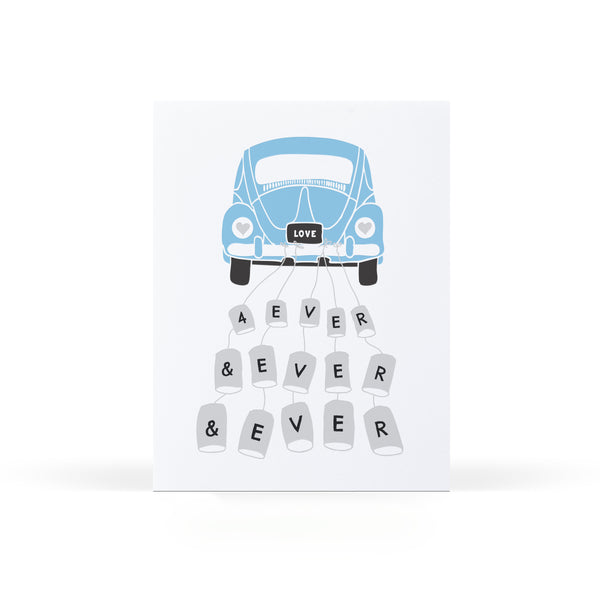 Forever and Ever Wedding Card