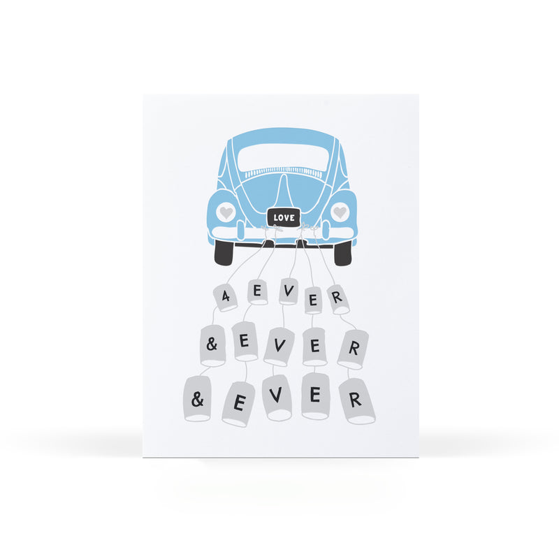 Forever and Ever Wedding Card