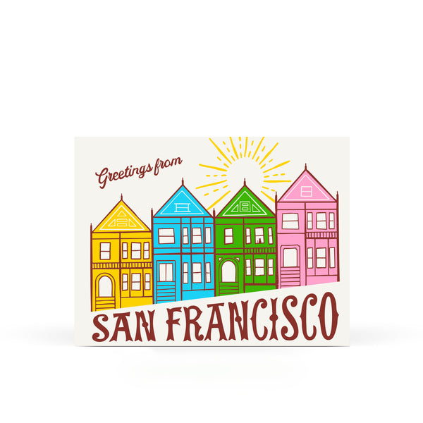 Painted Ladies Greeting Card