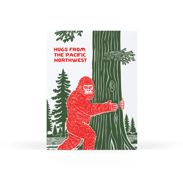 Hugs from Bigfoot