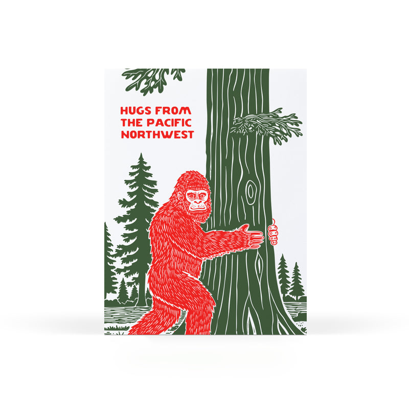 Hugs from Bigfoot