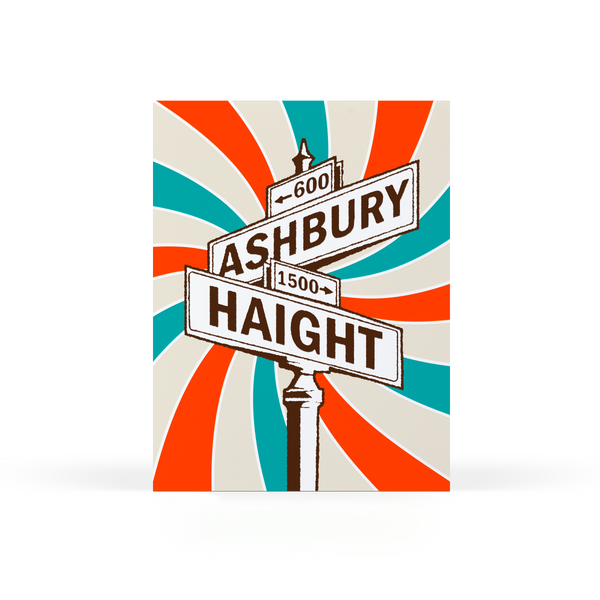 Haight Ashbury Greeting Card