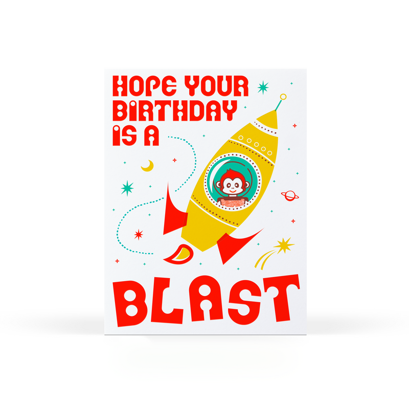 Birthday Blast Greeting Card