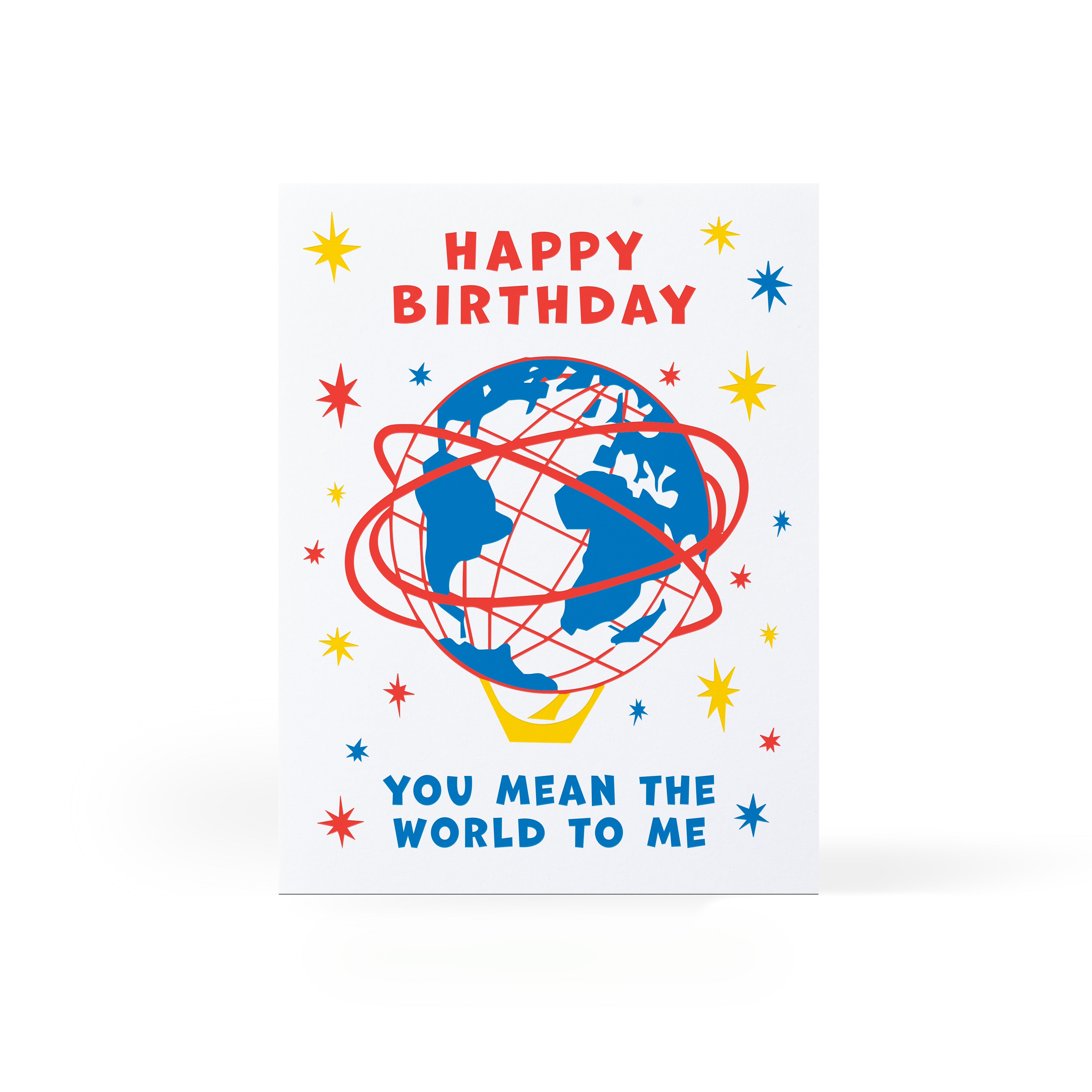 Happy Birthday World Greeting Card – Sweet Bippy Press