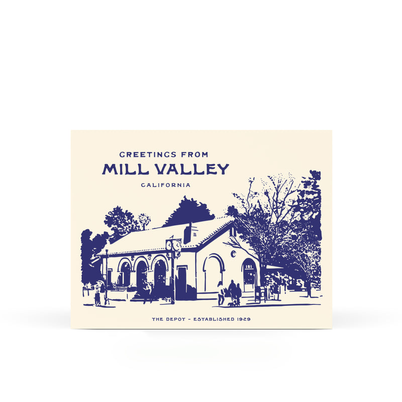 Mill Valley Depot A2 Card
