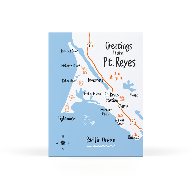 Pt. Reyes Map