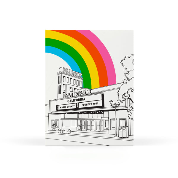 Fairfax Rainbow Greeting Card
