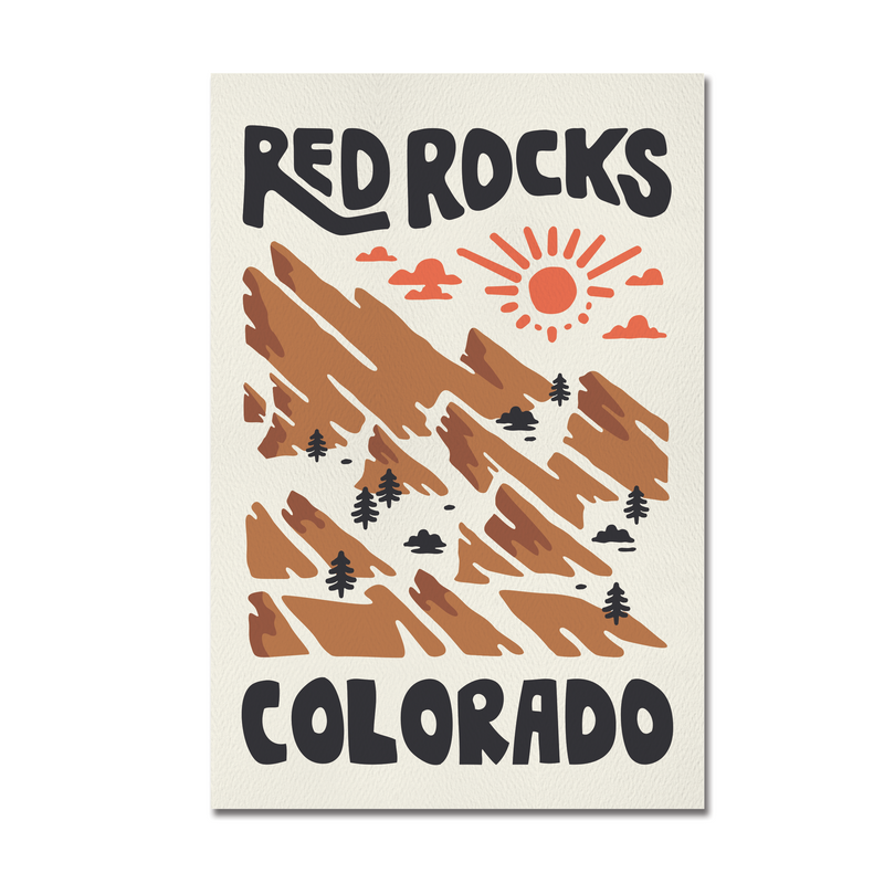 Red Rocks Postcard