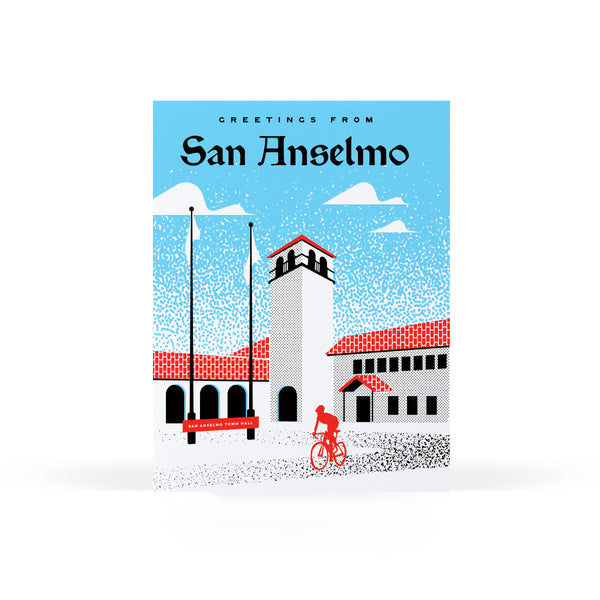 San Anselmo Town Hall Greeting Card