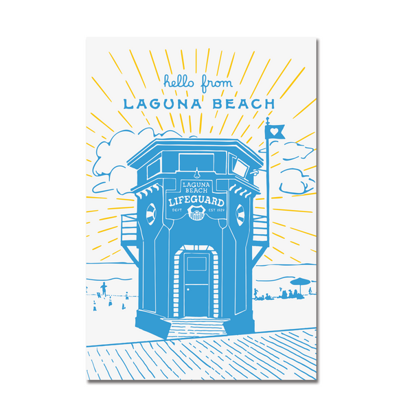 Laguna Beach Postcard