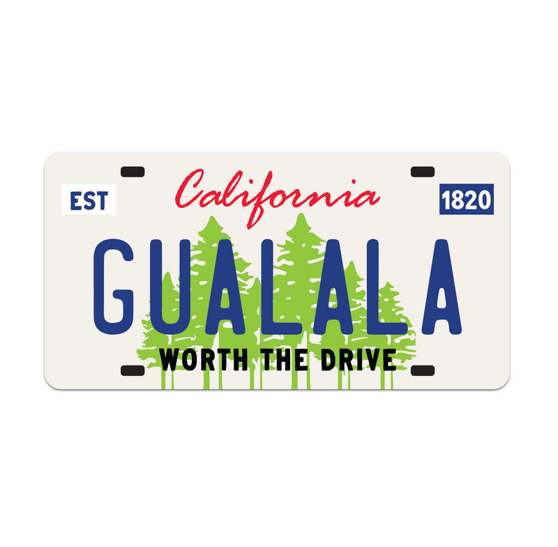 Gualala Plate Sticker