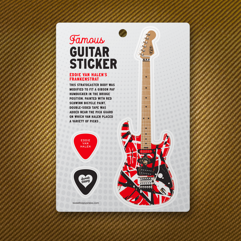 Guitar Sticker Sheet - Van Halen