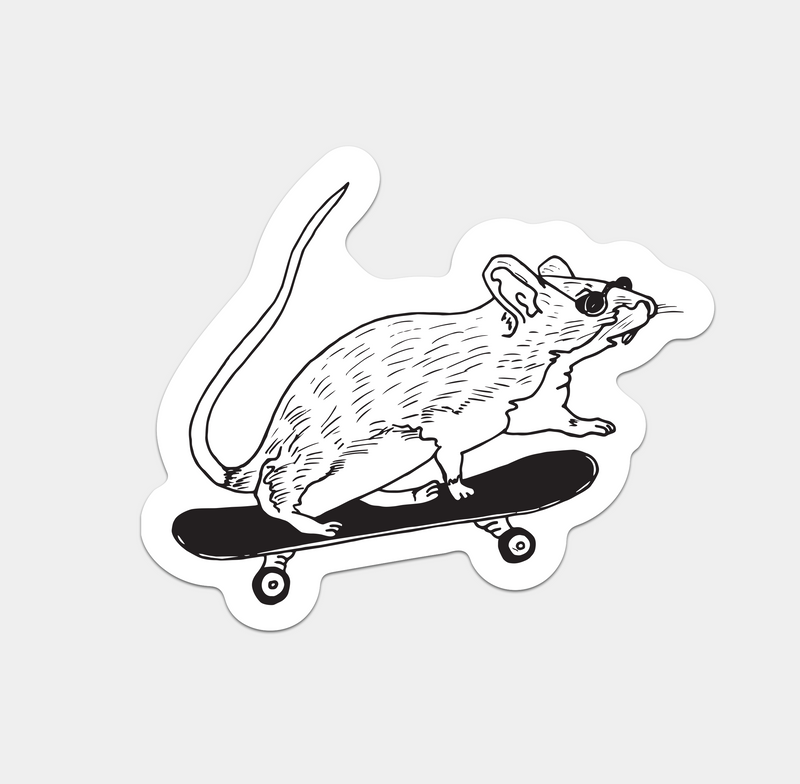 Skateboard Rat
