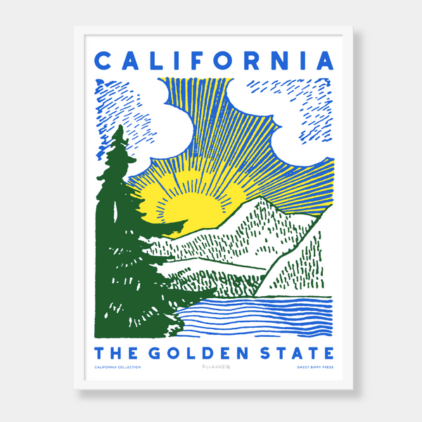 Golden State 12 x 16 framed print